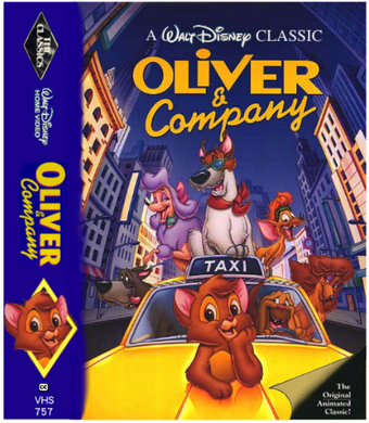 Oliver Company Vhs Walt Disney Black Diamond Classics