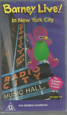 Image - Barney Live In New York City Australian VHS.JPG | Scratchpad ...