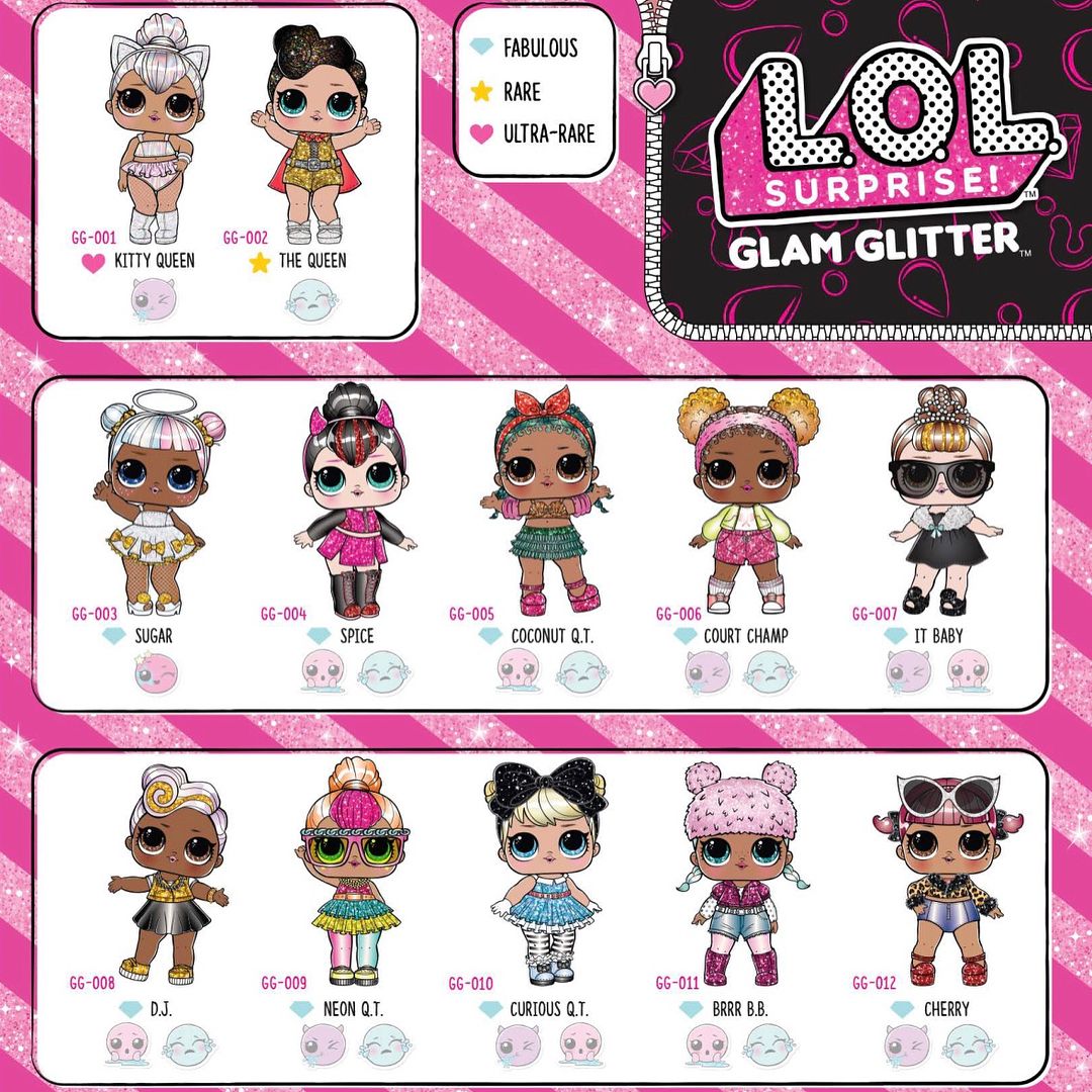 lol dolls names list