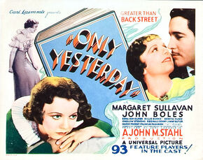 1933 - Only Yesterday