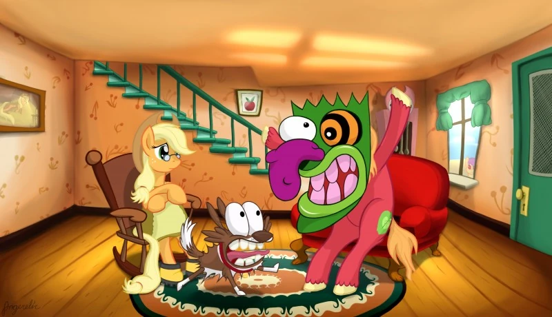 My Little Pony/Courage the Cowardly Dog  Scratchpad 