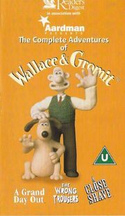 Wallace and Gromit UK VHS Cover