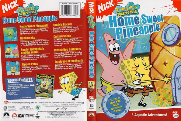 Opening To SpongeBob SquarePants: Home Sweet Pineapple 2005 DVD (TCFHE