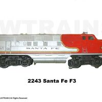 lionel santa fe f3