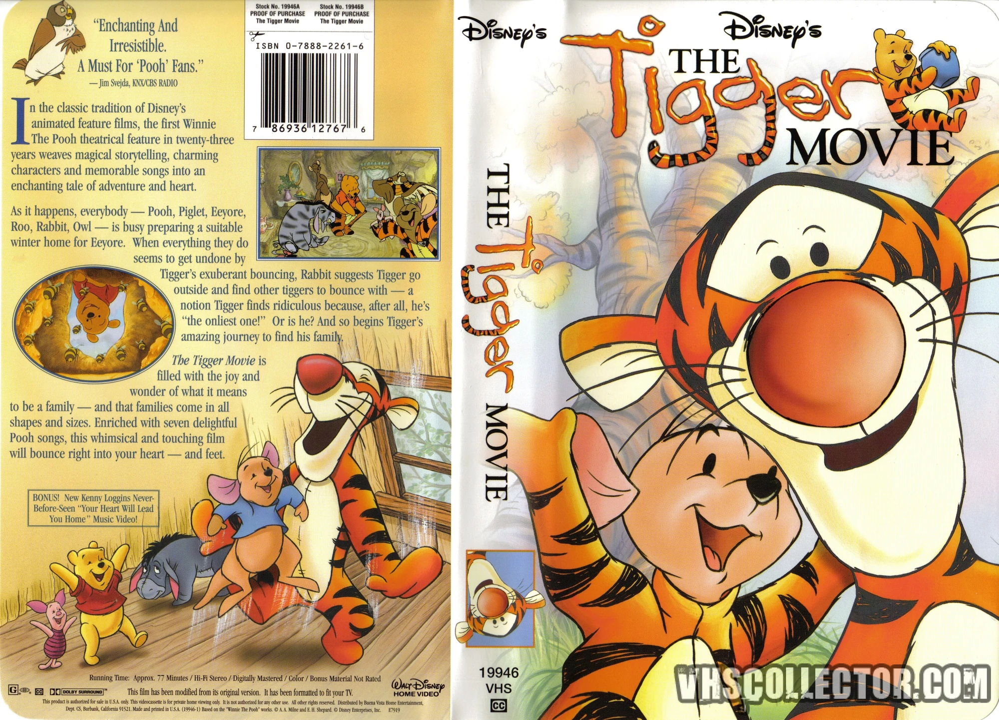 Opening To The Tigger Movie 2000 VHS (From Walt Disney Home Video