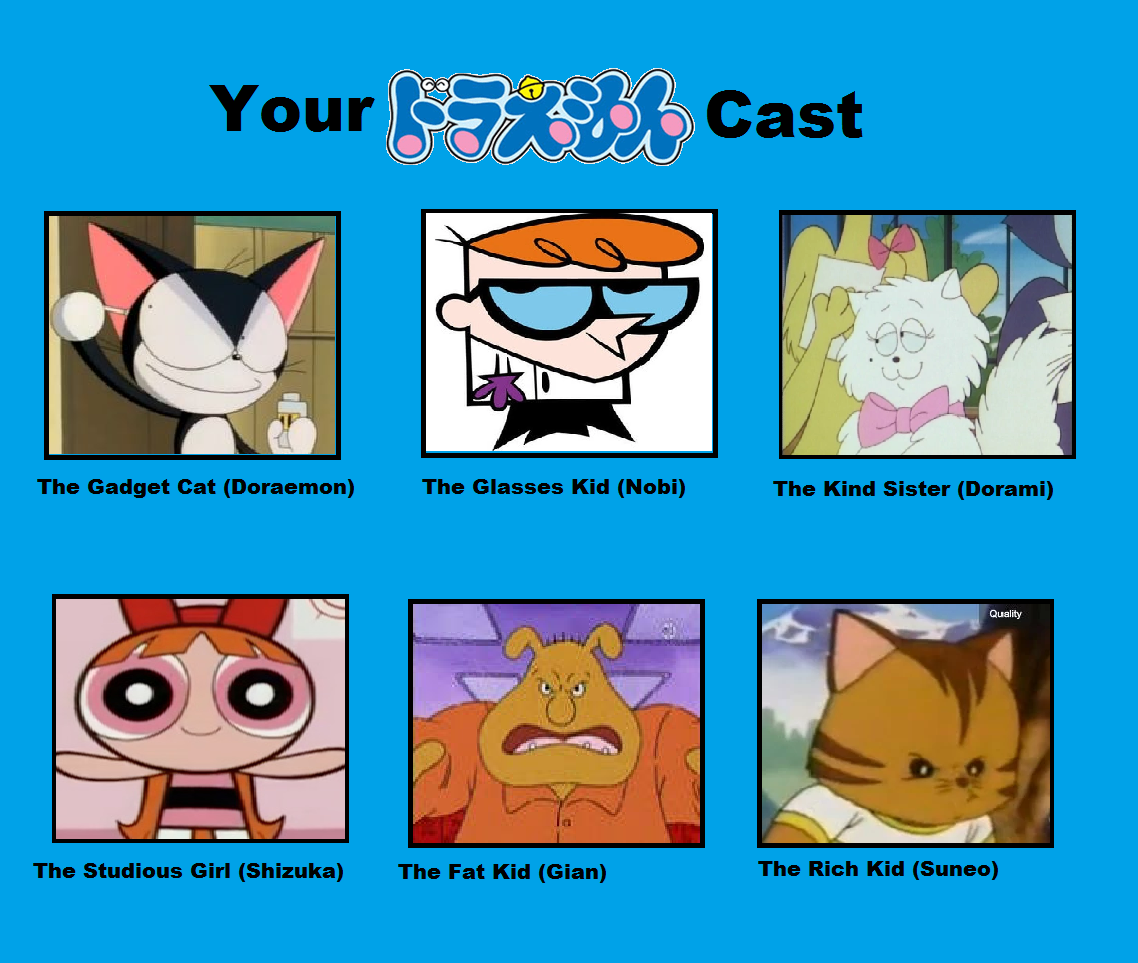 Image Multiverse Doraemon Parody Cast Memepng Scratchpad