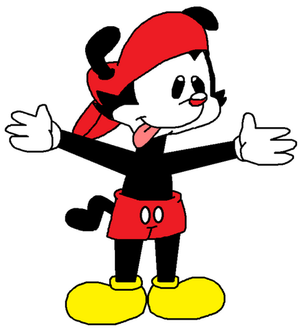 File:Wakko dressed as mickey mouse by ozzyguy-d62odn3.png
