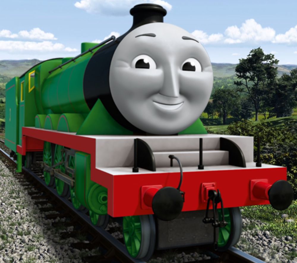 green train in thomas the tank engine