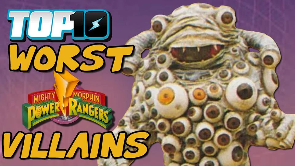 Top 10 WORST Mighty Morphin Power Rangers Villains Screwattack Wiki