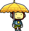 Parasol in use