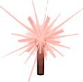 Flare in use