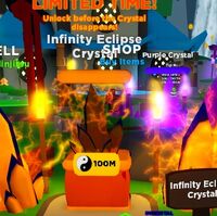 Infinity Eclipse Crystal Scriptbloxian Studios Roblox Ninja Legends Wiki Fandom - immortal assassin scriptbloxian studios roblox ninja legends