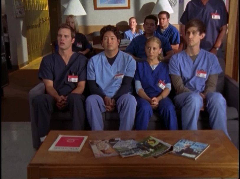 Image 5x2 interns on couch.png Scrubs Wiki FANDOM powered by Wikia