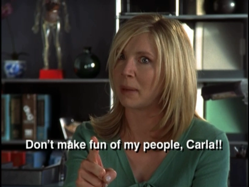 Image 5x2 Elliot yelling in German.png Scrubs Wiki FANDOM powered