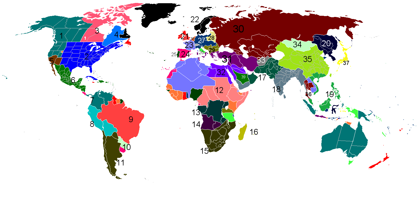 Countries world game