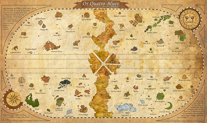 One Piece World Map One Piece World Map