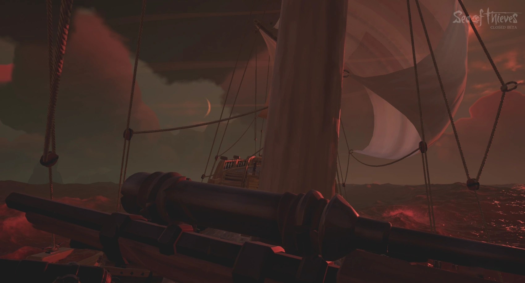 Image - Sea of thieves red sky edge of map.png | Sea of ...