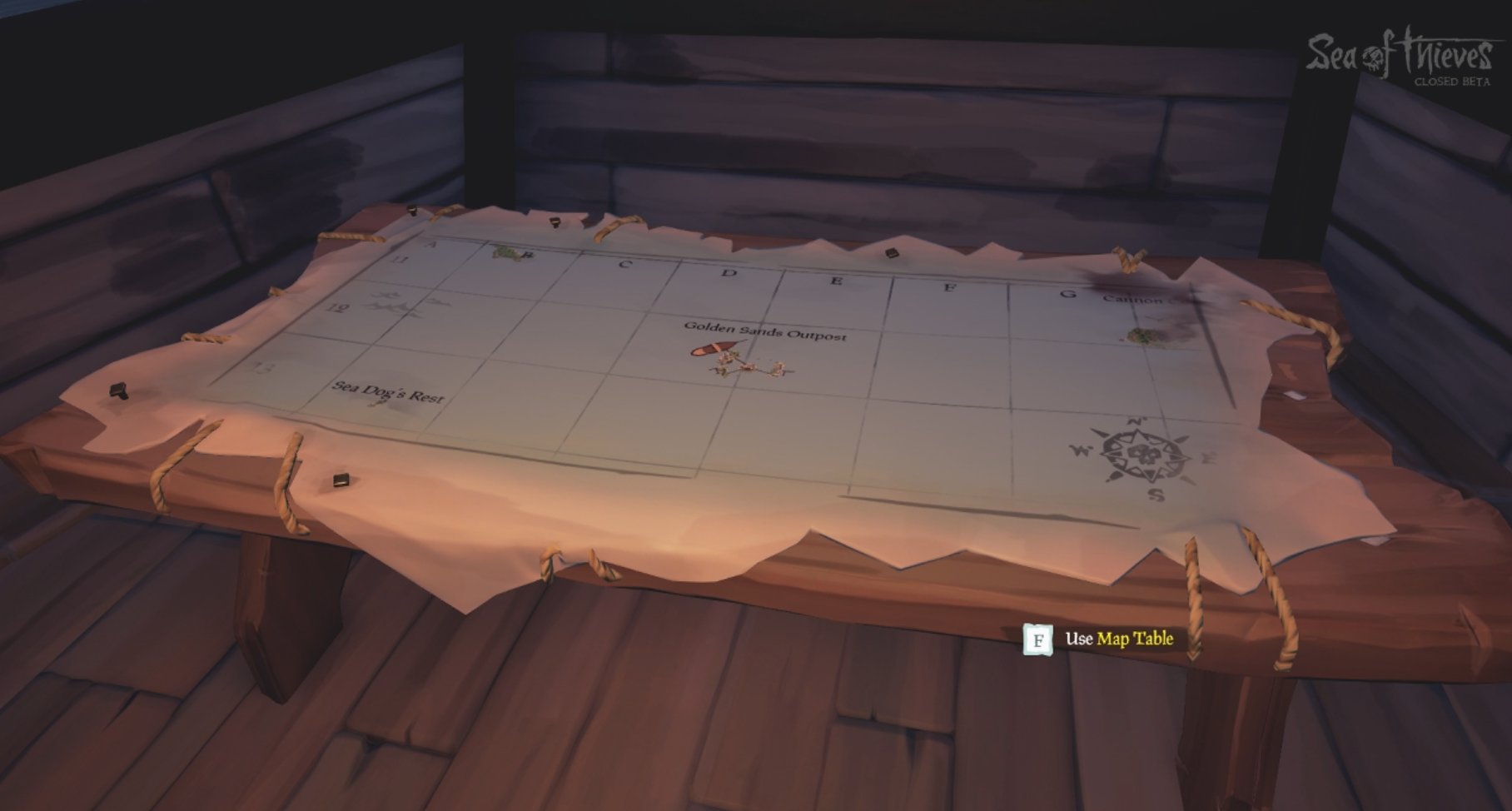 Sea of thieves map