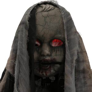 creepy rising doll