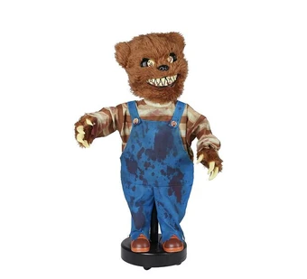 teddy bear with sharp teeth