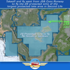 Cass flight map