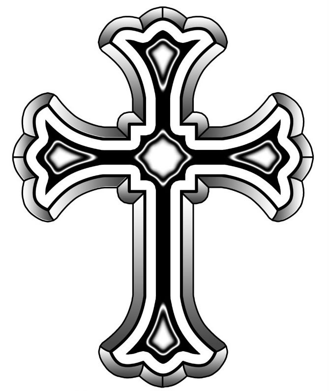 image christian cross grey ink tattoo design jpg image christian cross grey ink tattoo design jpg