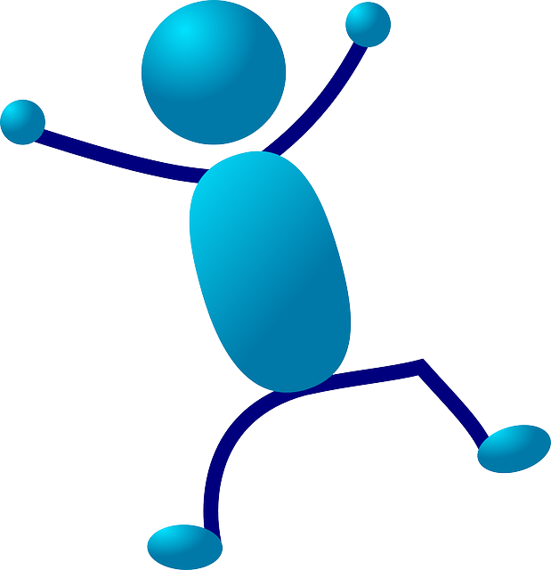 image blue stick people man figure person cartoon 1 png the