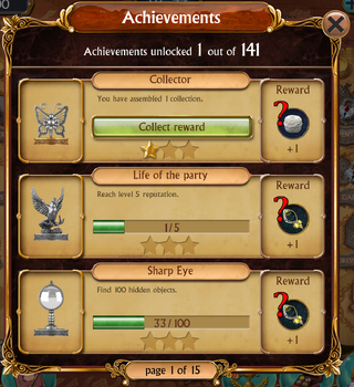 Achievements Window