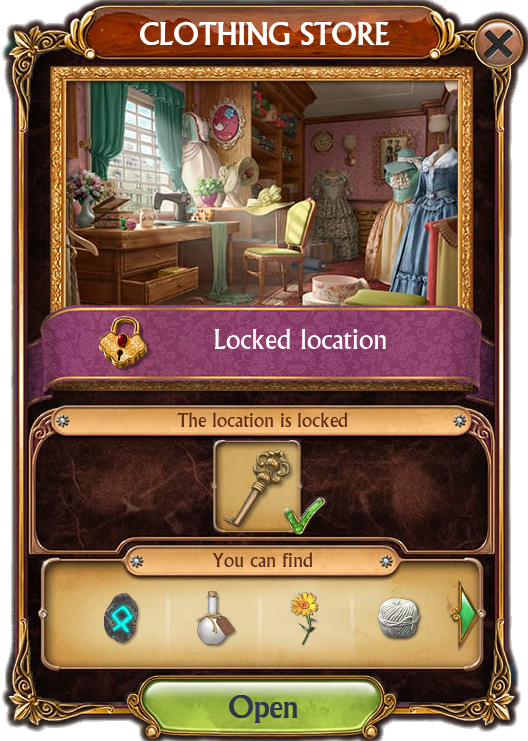 seekers notes hidden mystery dressing room items images