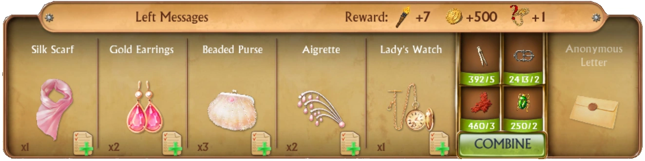 Left Messages | Seeker's Notes: Hidden Mystery Wiki | Fandom