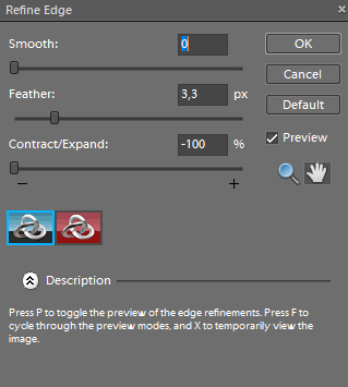 Photoshop refine edges