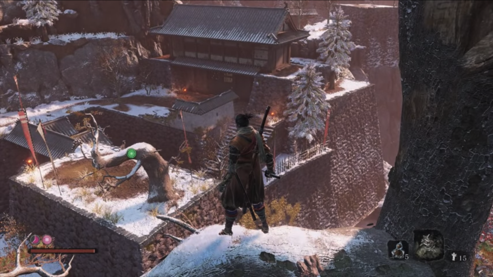 حومه‌ی آشینا (Ashina Outskirts) .  - Sekiro: Shadows Die Twice