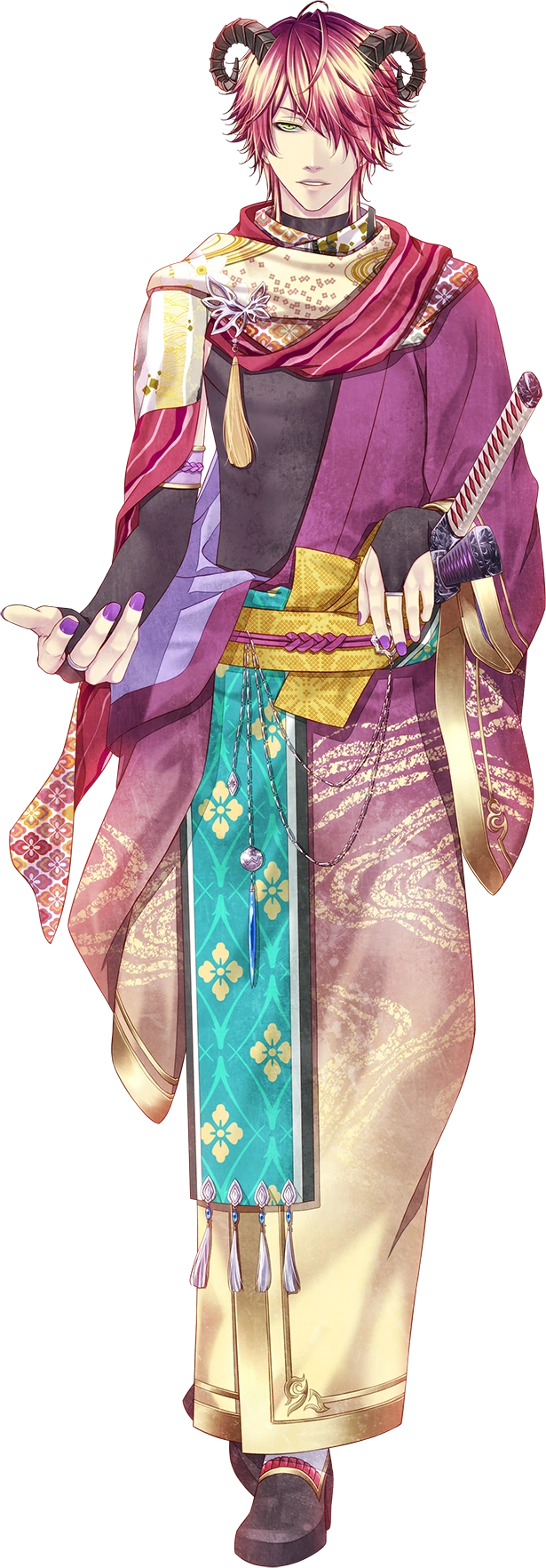 Image Kobayakawa Takakage b.png Sengoku Night Blood English Wiki