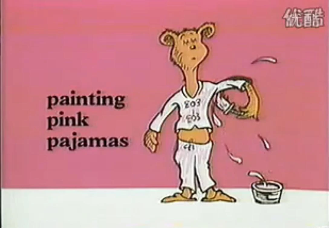 Image Painting pink Pajamas..jpg Dr. Seuss Wiki FANDOM powered by