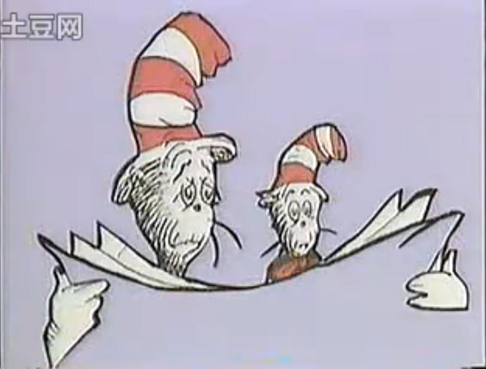 Image result for sad cat in the hat