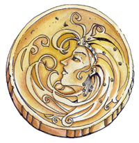 Waukeen symbol