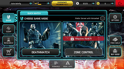 Game modes