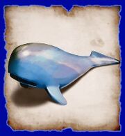 Whale statue