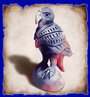 Hawk statue