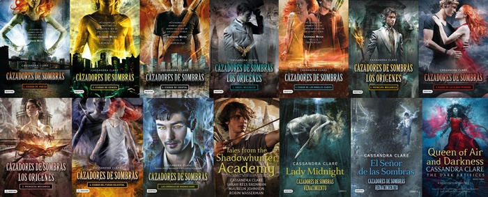 Resultado de imagen de cazadores de sombras libros