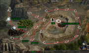 SLO - Quest 30 - Kill Oddo - route map