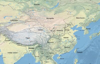 Map chinese successor states
