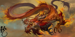 Red Chinese Dragon (Internet)