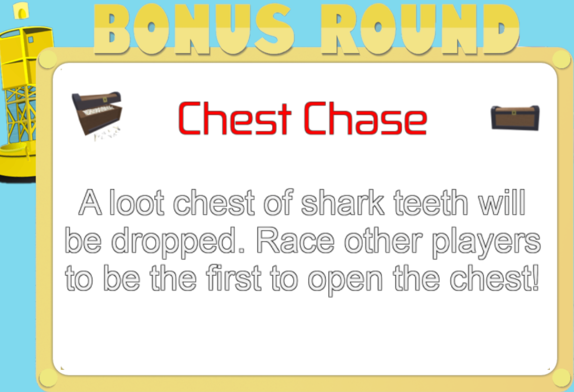 Chest Chase Sharkbite Wiki Fandom - bonus round roblox