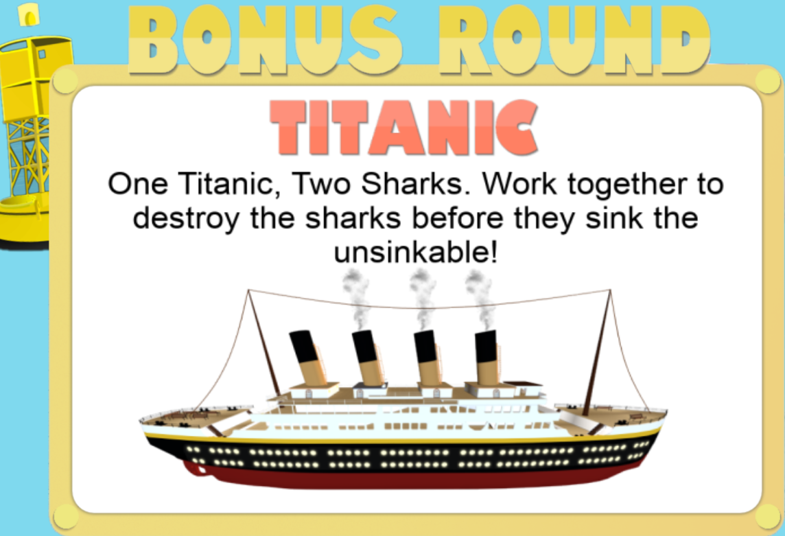 Titanic Round Sharkbite Wiki Fandom - bonus round roblox