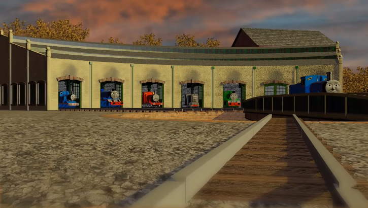 wooden railway tidmouth sheds