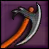 Amethist curved axe