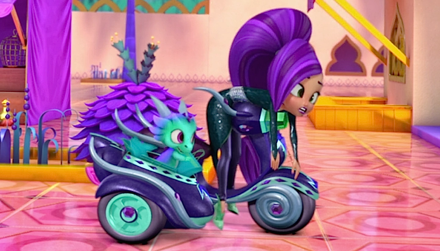 Image Nazboo and Zeta the Sorceress Shimmer and Shine Carpet Chase