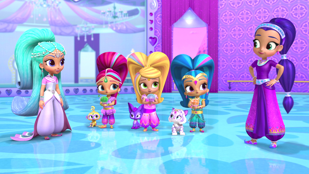 shimmer and shine dancing dolls