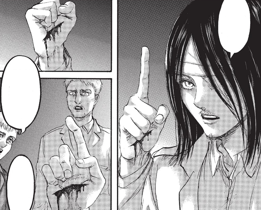 Imagen - Eren amenaza a Reiner.png | Shingeki no Kyojin Wiki | FANDOM